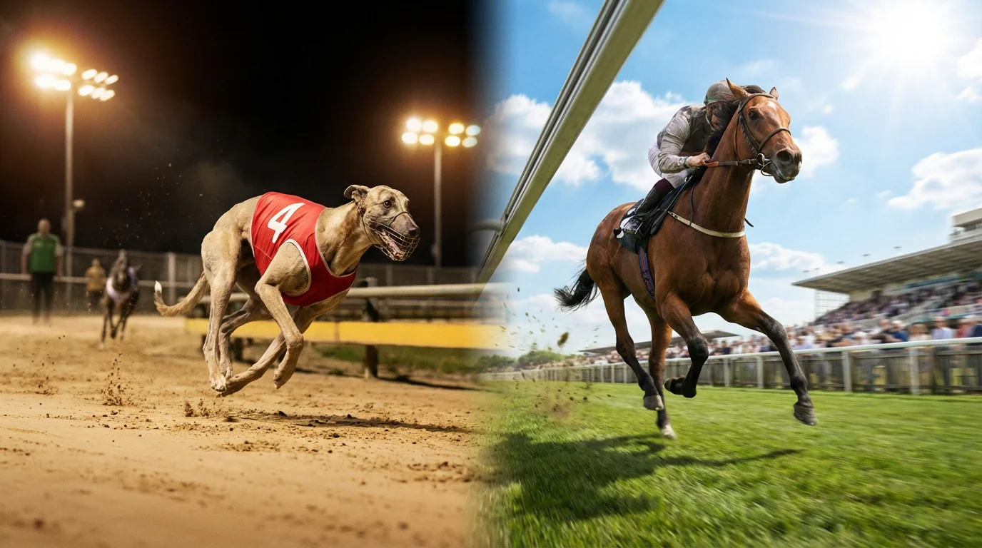 How greyhound betting differs from horse racing