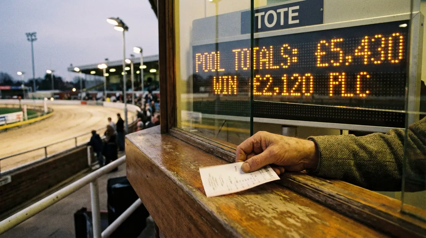 Tote pool betting on greyhound racing